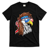 Patriotic Bald Eagle Mullet USA American Flag 4th Of July T-Shirt