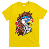 Patriotic Bald Eagle Mullet USA American Flag 4th Of July T-Shirt