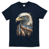 Patriotic Bald Eagle 4th Of July Usa American Flag T-Shirt
