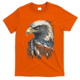 Patriotic Bald Eagle 4th Of July Usa American Flag T-Shirt