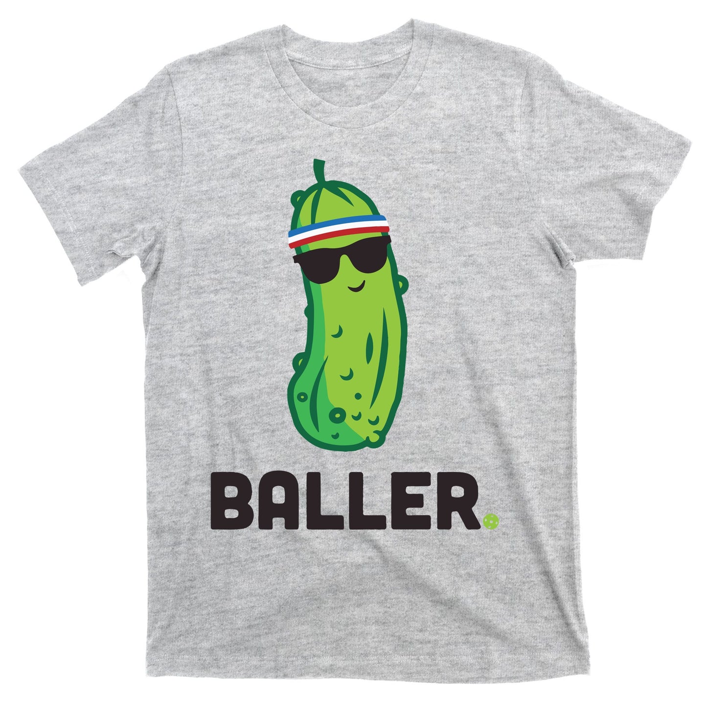 Pickle Baller Funny Pickleball T-Shirt