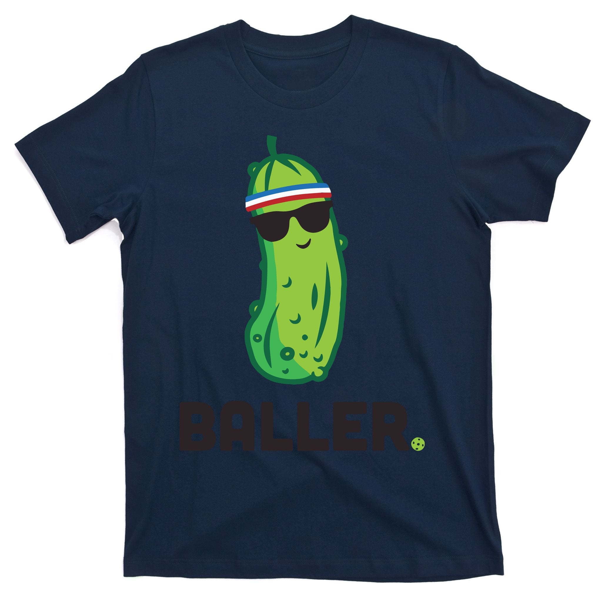 Pickle Baller Funny Pickleball T-Shirt