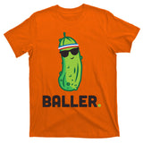 Pickle Baller Funny Pickleball T-Shirt