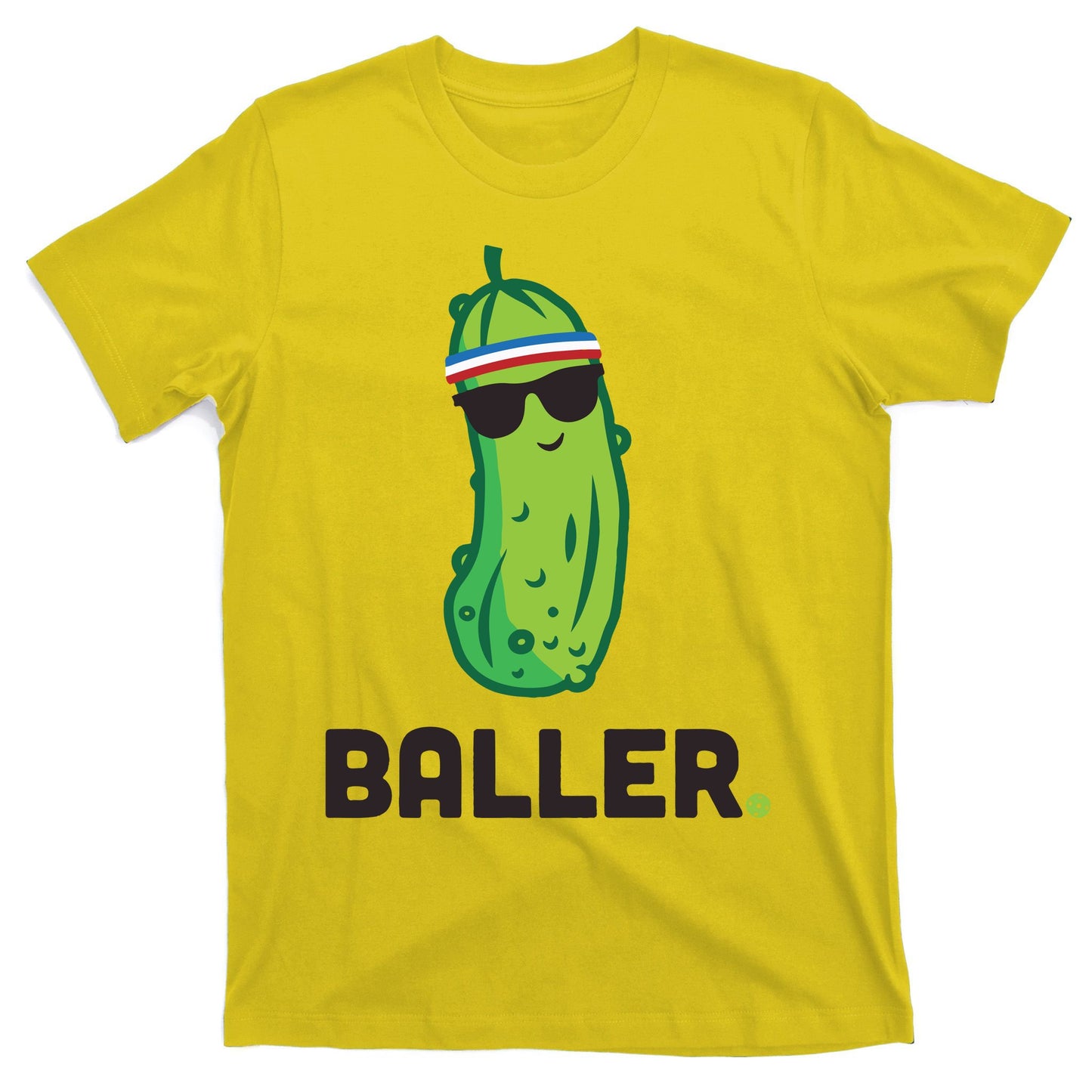 Pickle Baller Funny Pickleball T-Shirt