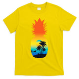 Pineapple Summer Sunset Beach T-Shirt