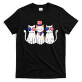 Patriotic Cat 4th Of July Funny Kitten Cat Lover Pet Owner T-Shirt