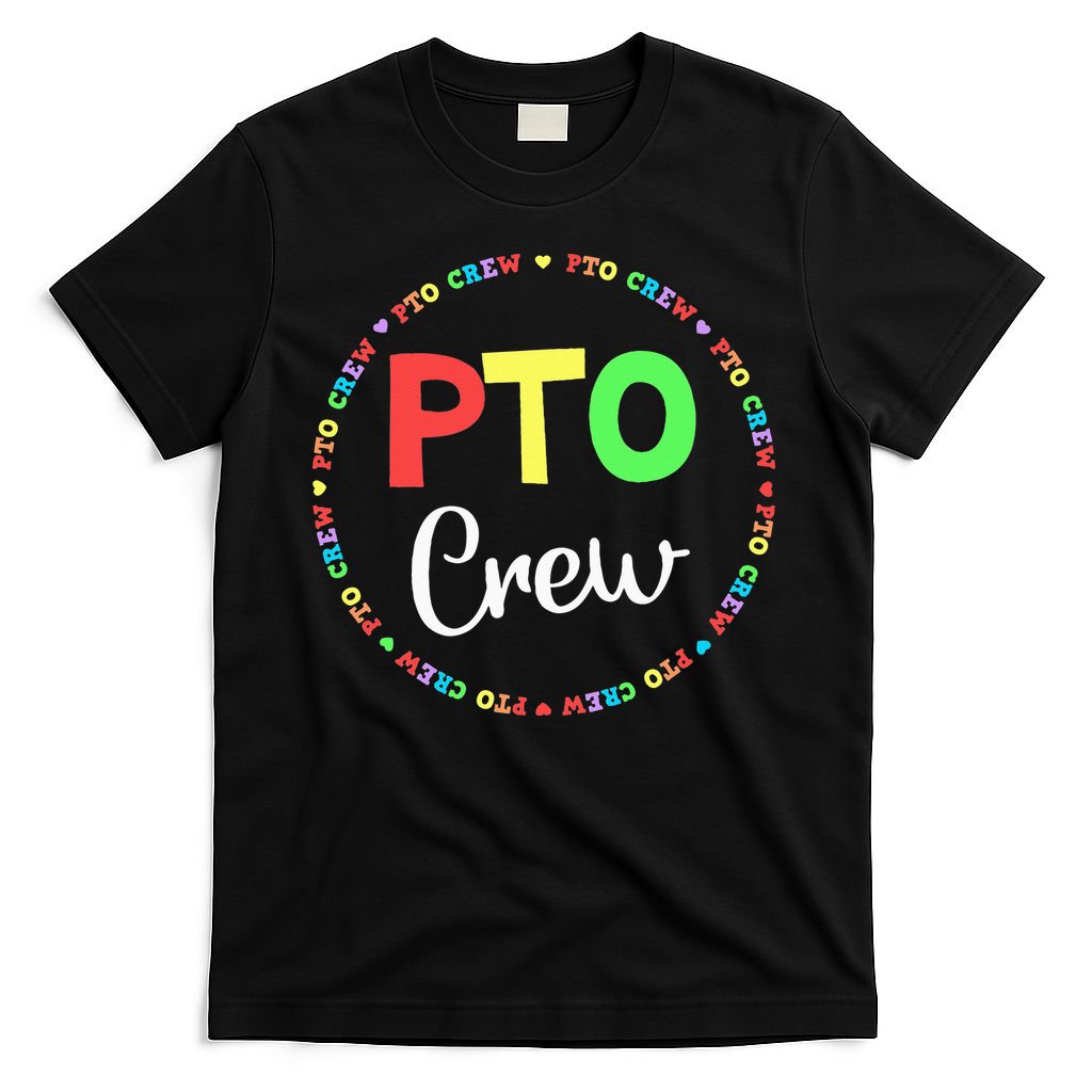 PTO Crew Back to School Matching Group Tee Parent Teacher T-Shirt