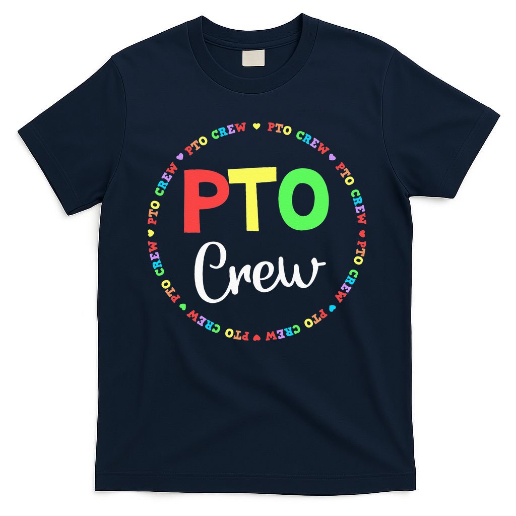 PTO Crew Back to School Matching Group Tee Parent Teacher T-Shirt