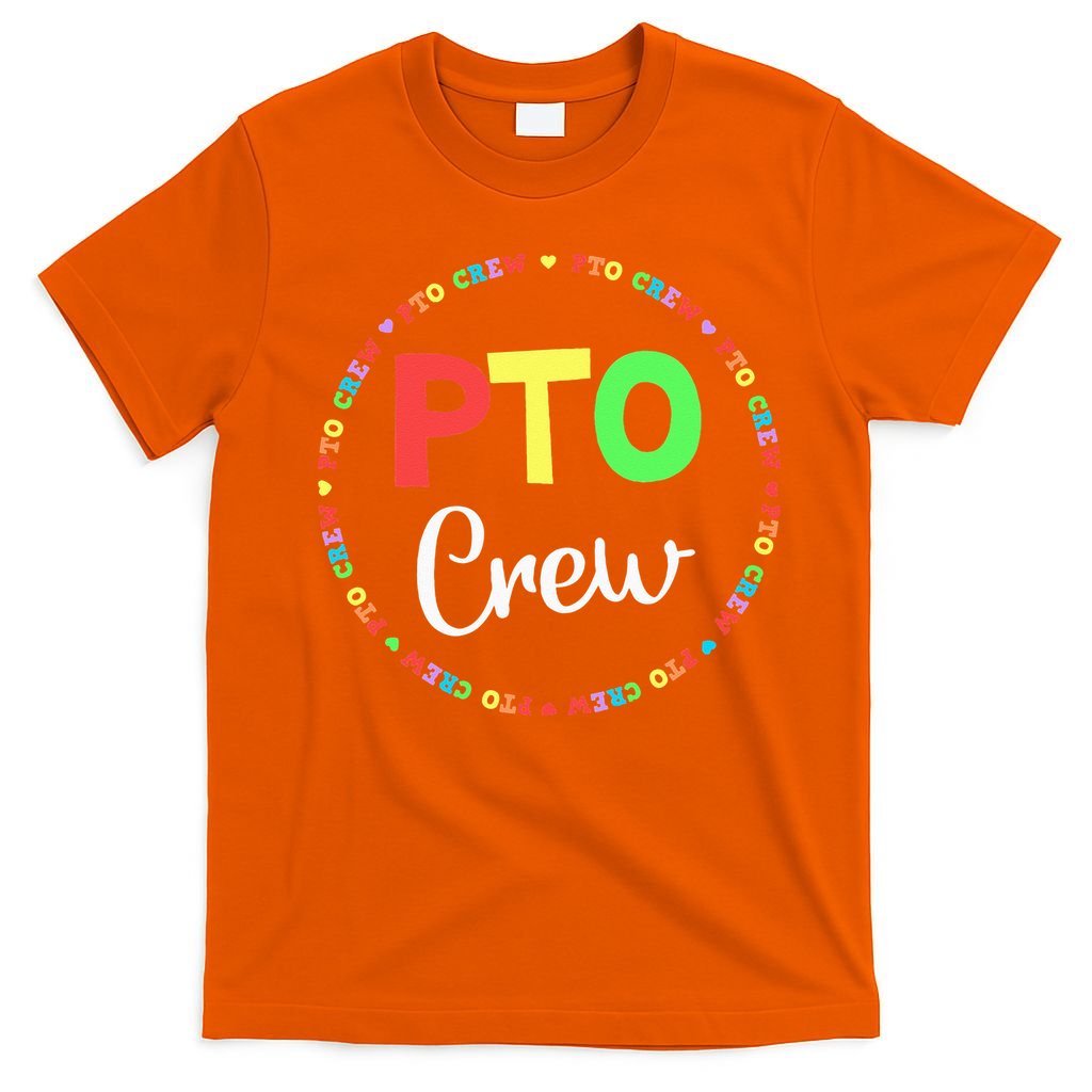 PTO Crew Back to School Matching Group Tee Parent Teacher T-Shirt