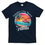 Panama City Beach Florida Beach Flamingo Tropical Souvenir T-Shirt