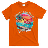 Panama City Beach Florida Beach Flamingo Tropical Souvenir T-Shirt