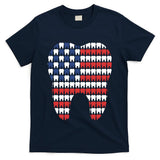 Patriotic Dentist American Flag Tooth 4th Of July Women T-Shirt
