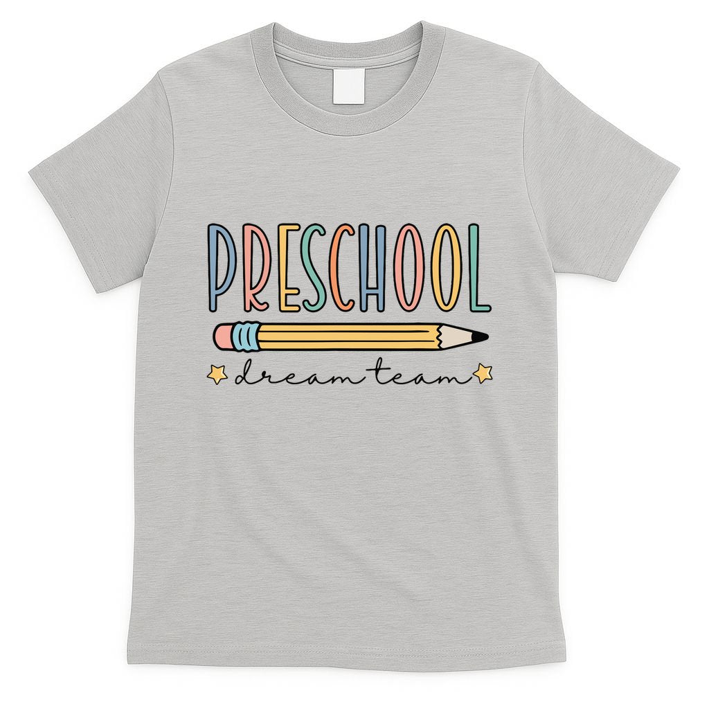 Preschool Dream Team Retro Back To School Teacher Student T-Shirt