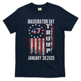President Donald Trump Inauguration Day 2025 Vintage Flag T-Shirt