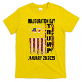 President Donald Trump Inauguration Day 2025 Vintage Flag T-Shirt