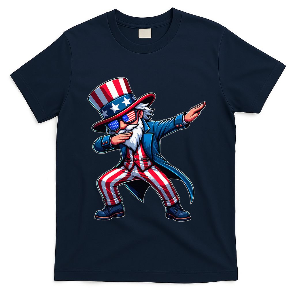 Patriotic Dabbing Uncle Sam Usa 4th Of July T-Shirt