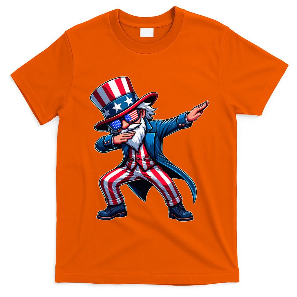 Patriotic Dabbing Uncle Sam Usa 4th Of July T-Shirt