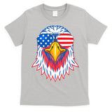 Patriotic Eagle 4th Of July Usa American Flag Pride T-Shirt