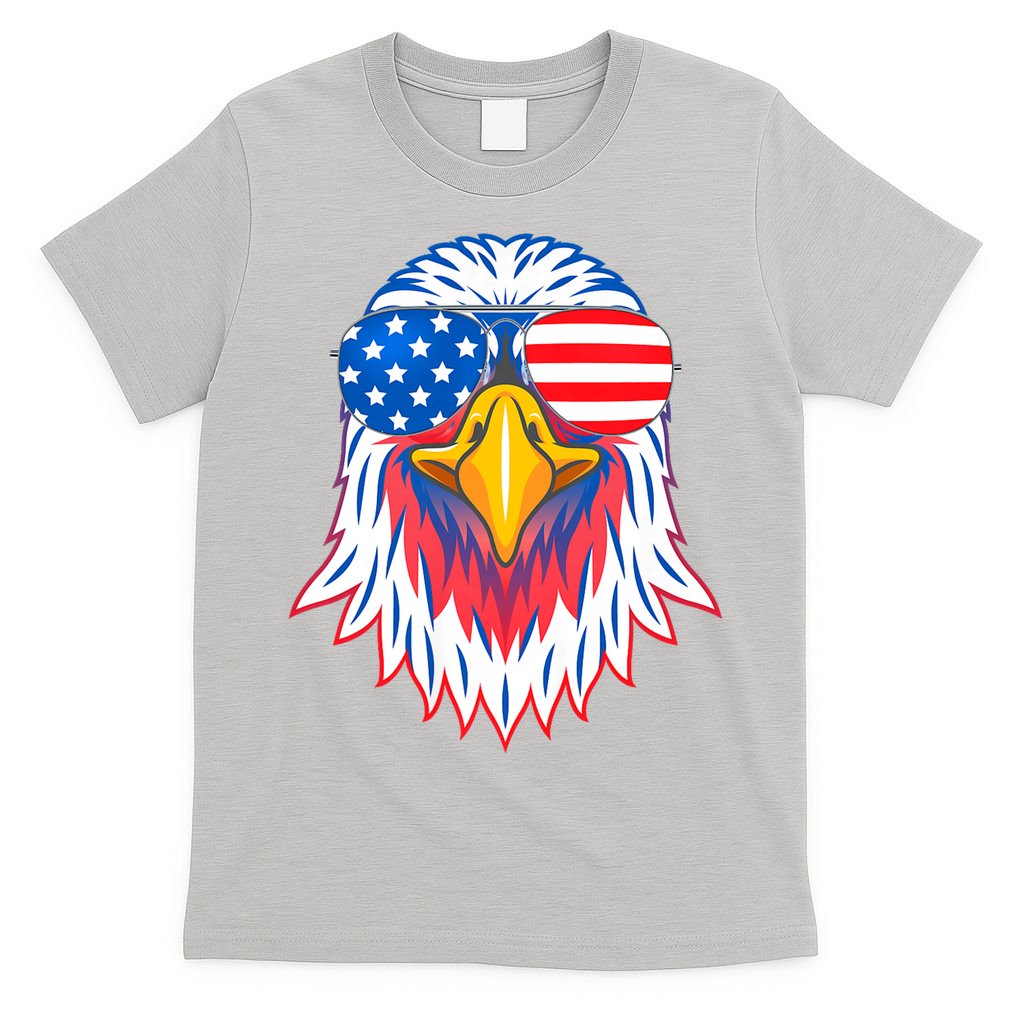 Patriotic Eagle 4th Of July Usa American Flag Pride T-Shirt