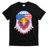 Patriotic Eagle 4th Of July Usa American Flag Pride T-Shirt