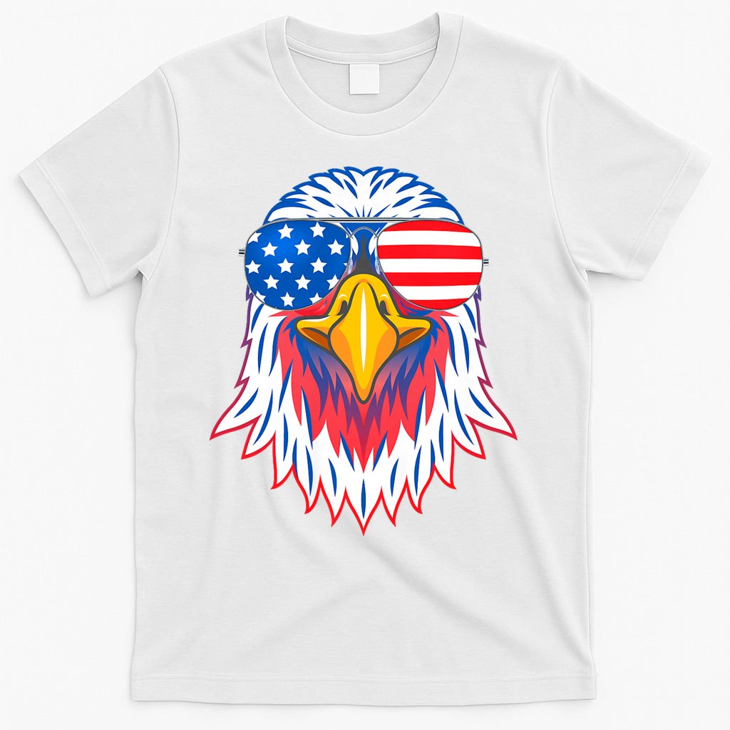 Patriotic Eagle 4th Of July Usa American Flag Pride T-Shirt