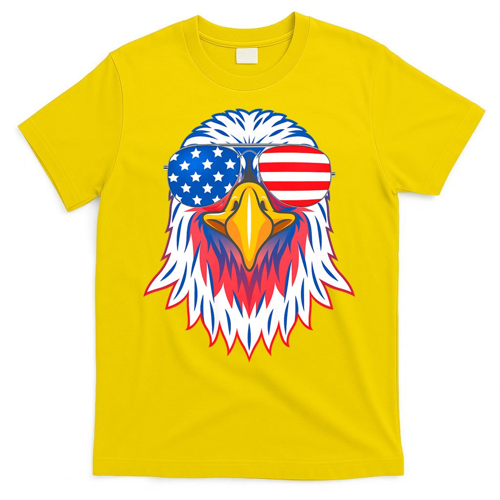 Patriotic Eagle 4th Of July Usa American Flag Pride T-Shirt