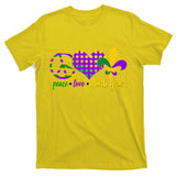 Peace Love Mardi Gras T-Shirt