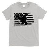 Patriotic Eagle Distress Flag USA T-Shirt
