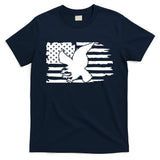 Patriotic Eagle Distress Flag USA T-Shirt