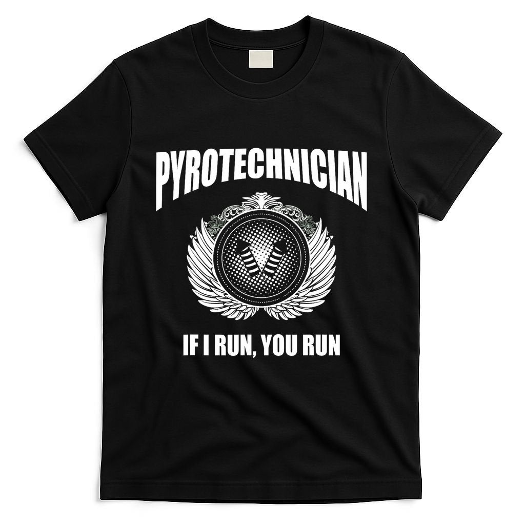 Pyrotechnician Funny 4th Of July Firework Tech T-Shirt