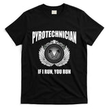 Pyrotechnician Funny 4th Of July Firework Tech T-Shirt