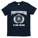 Pyrotechnician Funny 4th Of July Firework Tech T-Shirt