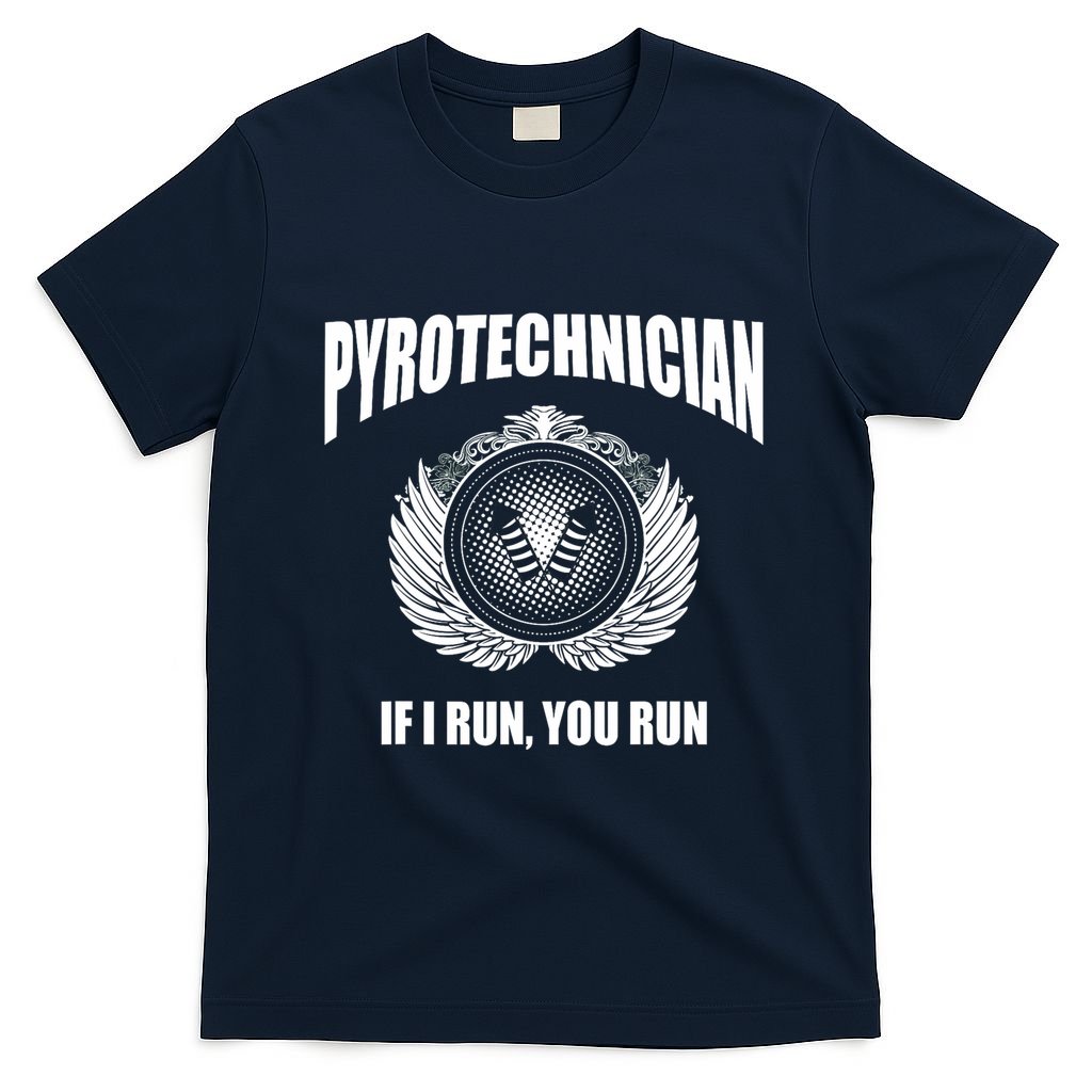 Pyrotechnician Funny 4th Of July Firework Tech T-Shirt