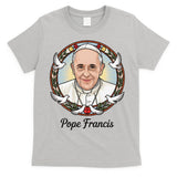 Pope Francis Design Catholic Christian Devotees Souvenir T-Shirt