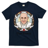 Pope Francis Design Catholic Christian Devotees Souvenir T-Shirt