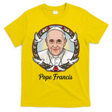 Pope Francis Design Catholic Christian Devotees Souvenir T-Shirt