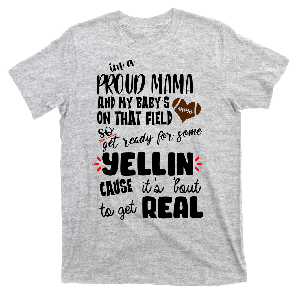 Proud Football Mama T-Shirt