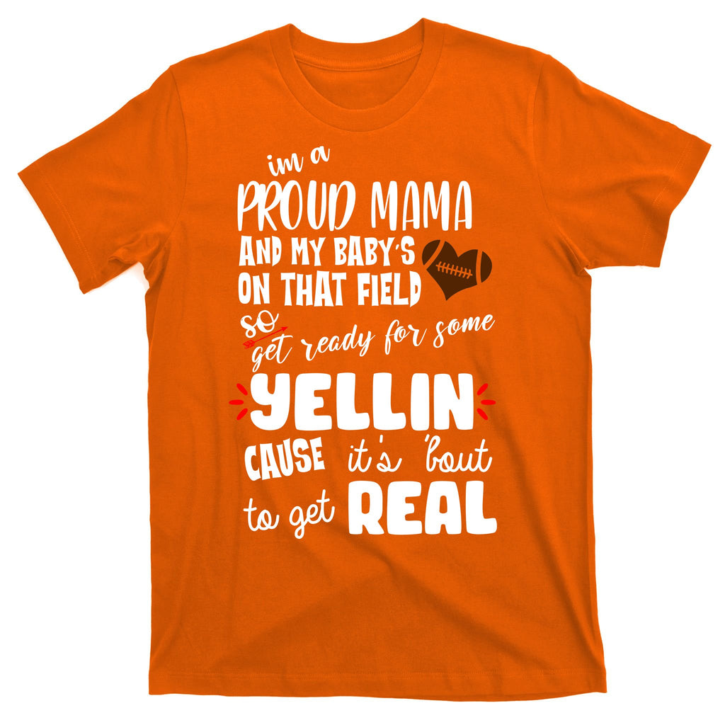 Proud Football Mama T-Shirt