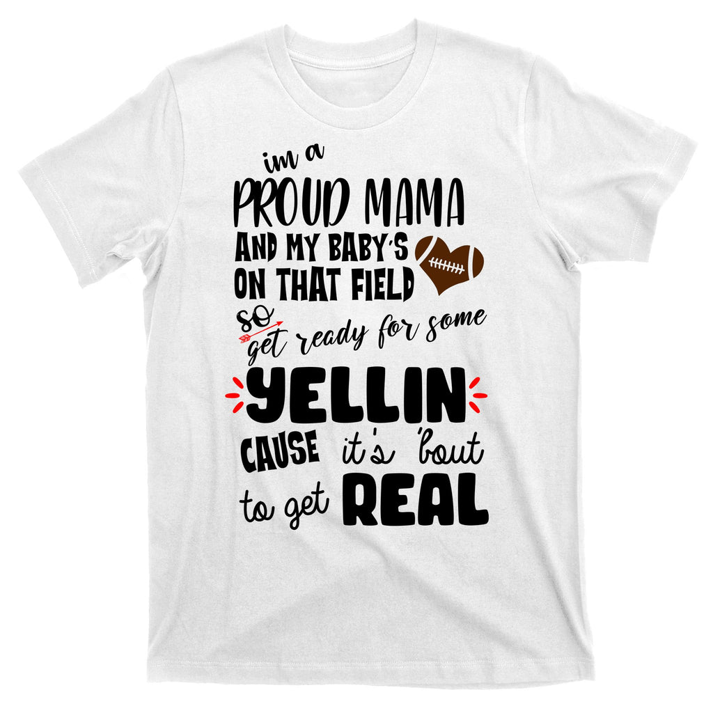 Proud Football Mama T-Shirt