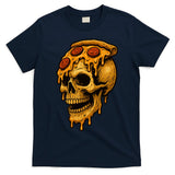 Pizza Food Skull Horror T-Shirt