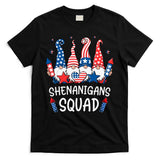 Patriotic Gnomes 4th Of July Funny Shenanigans Squad T-Shirt