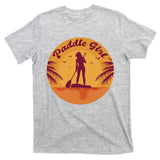 Paddle Girl Sunset Sport T-Shirt