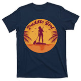 Paddle Girl Sunset Sport T-Shirt