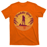 Paddle Girl Sunset Sport T-Shirt