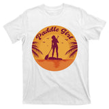 Paddle Girl Sunset Sport T-Shirt