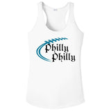Philly Philly Football Logo Ladies PosiCharge Competitor Racerback Tank