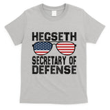 Pete Hegseth Secretary Of Defense Trump Support Patriots T-Shirt