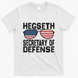 Pete Hegseth Secretary Of Defense Trump Support Patriots T-Shirt