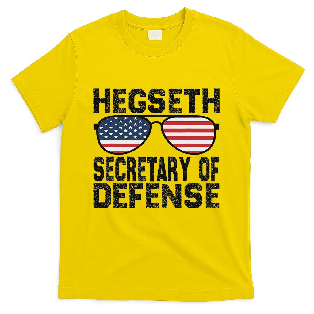 Pete Hegseth Secretary Of Defense Trump Support Patriots T-Shirt