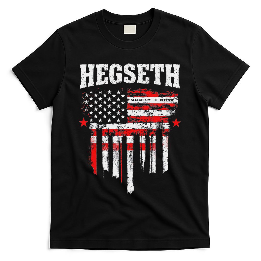 Pete Hegseth Secretary Of Defense Trump Support Patriots T-Shirt